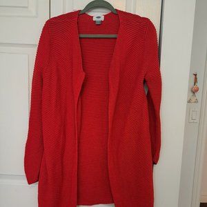 Old Navy Long Open Front Cardigan Size Small